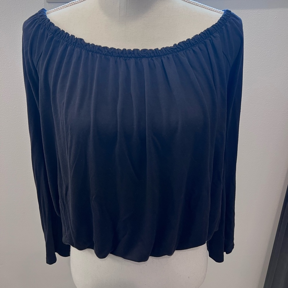 Elegant Black Off-Shoulder Top